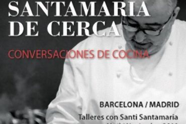Cartel del Ciclo Santamaría de Cerca – Conversación y Cocina