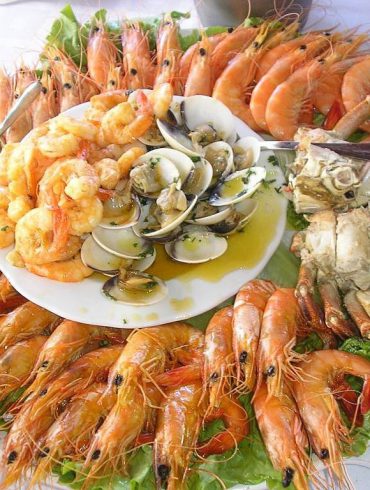 Mariscos en la Fiesta del Marisco de O Grove