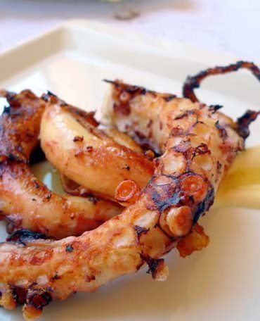 Receta de Pulpo a la plancha o a la parrilla