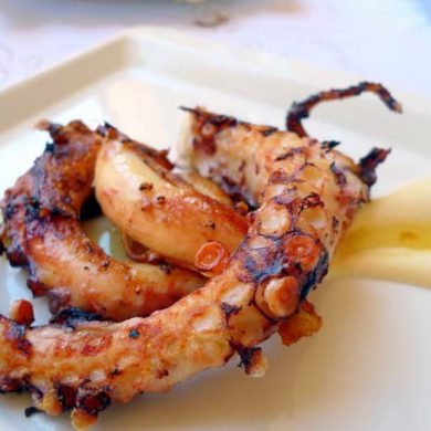 Receta de Pulpo a la plancha o a la parrilla