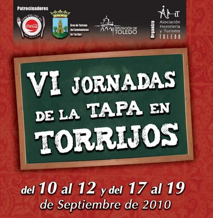 VI Jornada de la Tapa en Torrijos Cartel de las Jornadas de la Tapa de Torrijos 2010
