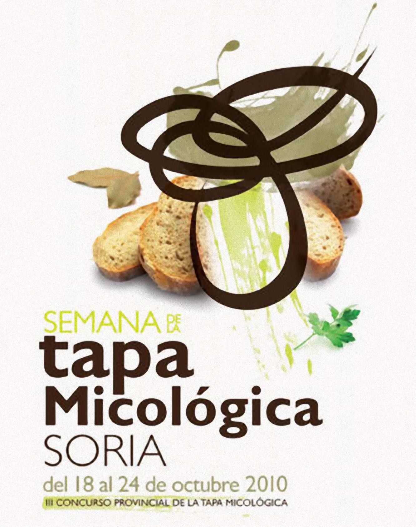 Cartel de la Semana de la tapa micologica soria