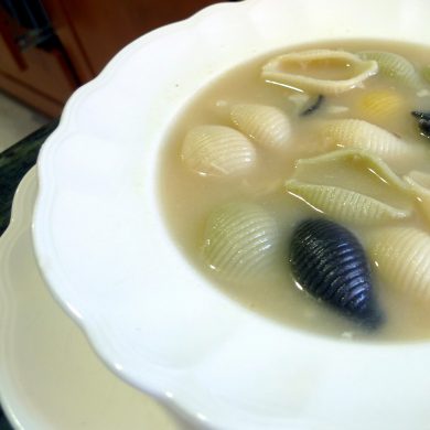 Receta de Sopa de pescado y pasta