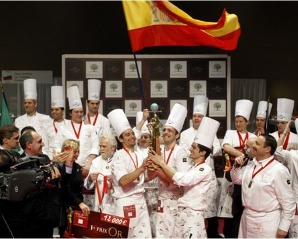 España gana la copa del mundo pasteleria