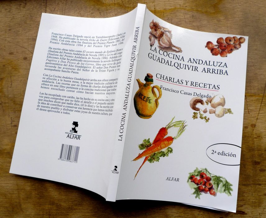 El libro de recetas de cocina "La cocina andaluza Guadalquivir arriba"