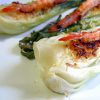 pak choi con queso y gambas 3