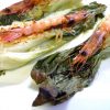 pak choi con queso y gambas 5