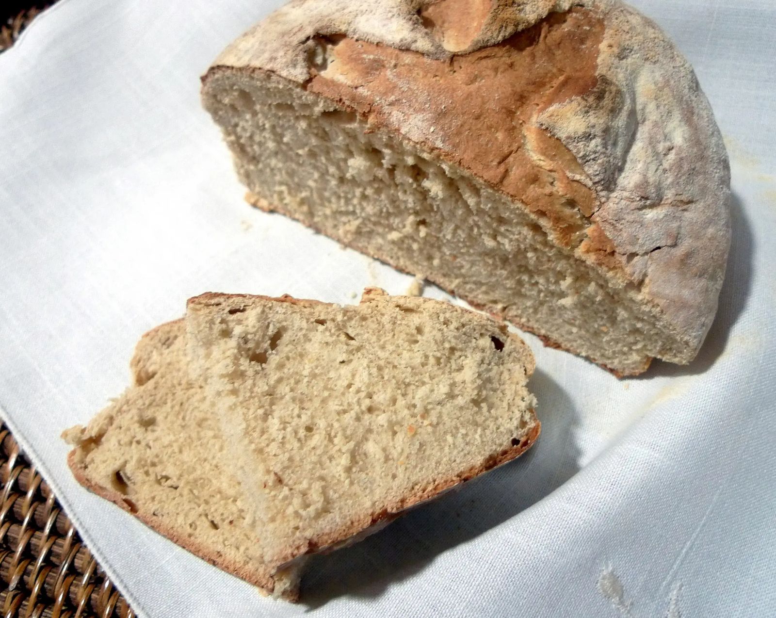 Pan casero con harina Santa Rita