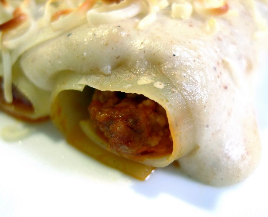 Canelones de carne