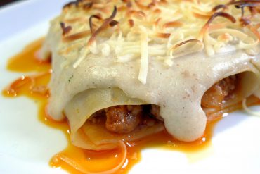 Receta de canelones de carne