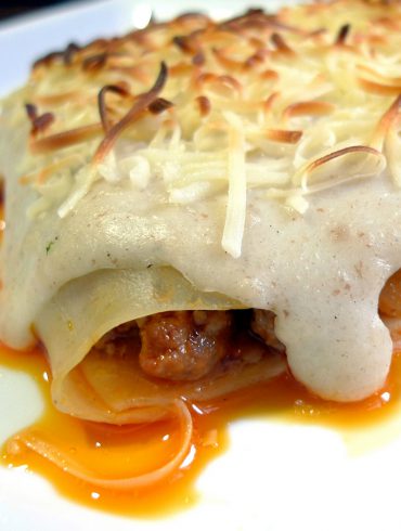 Receta de canelones de carne