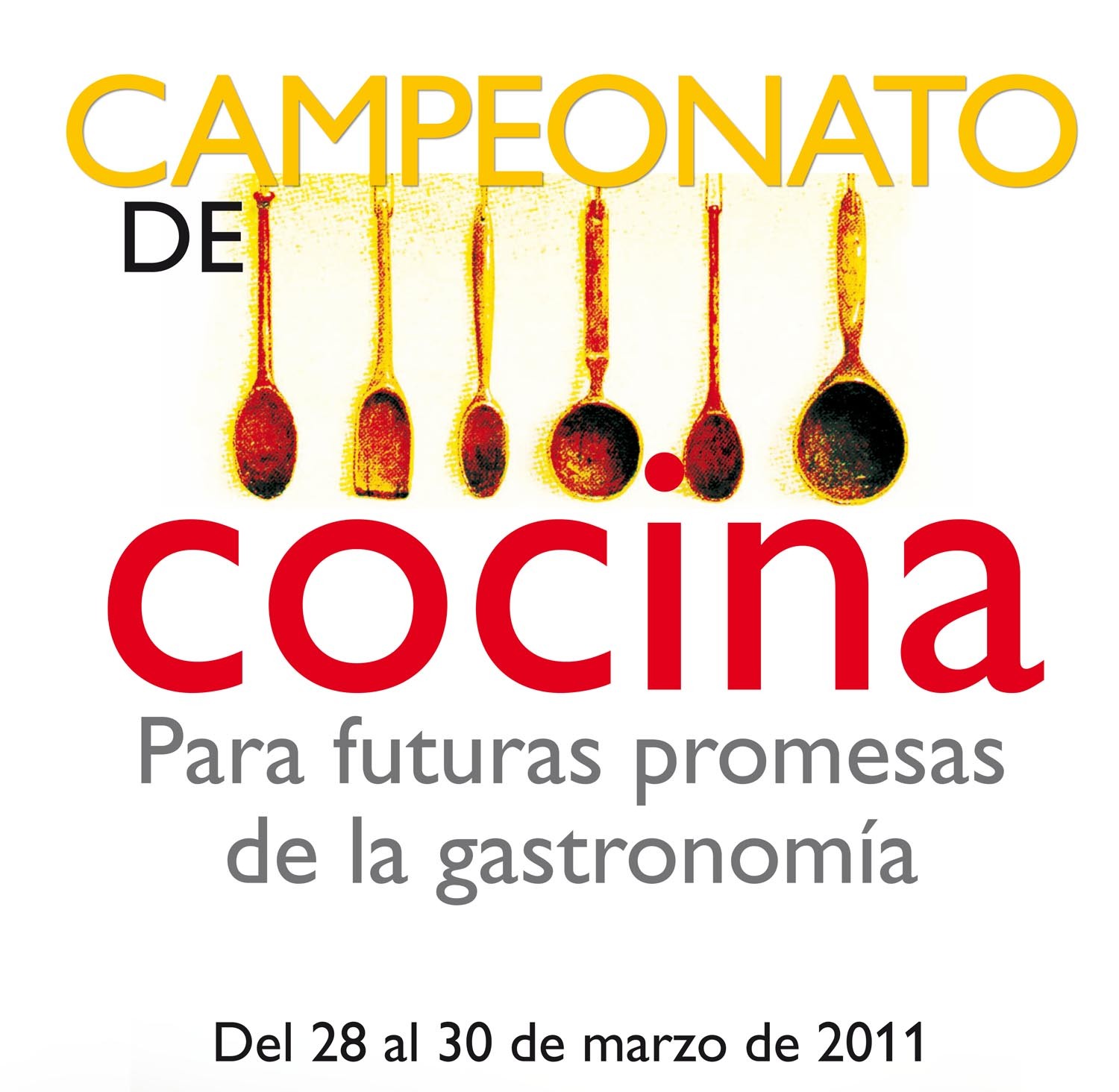 Cartel Futuras Promesas de la Gastronomia