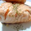 Salmon confitado