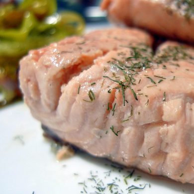 salmon confitado