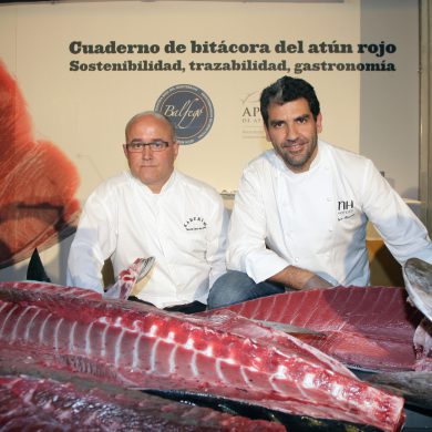 Paco Roncero, de La Terraza del Casino de Madrid, y Ricardo Sanz, del Restaurante Kabuki