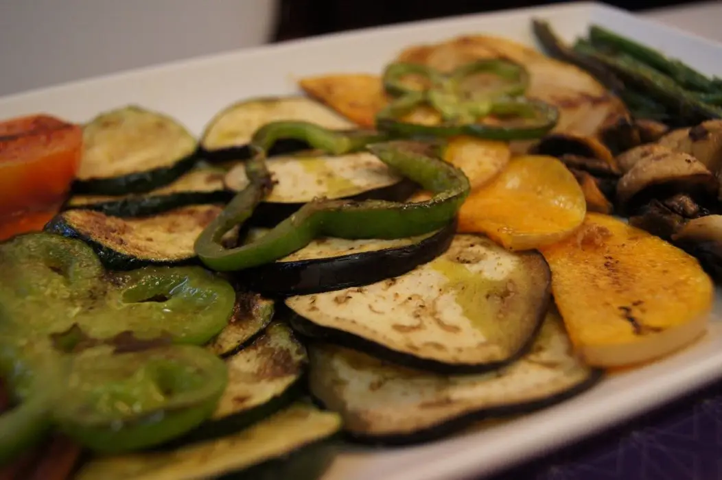 Restaurante la alhondiga - Parrillada de verduras Restaurante la alhondiga - Parrillada de verduras