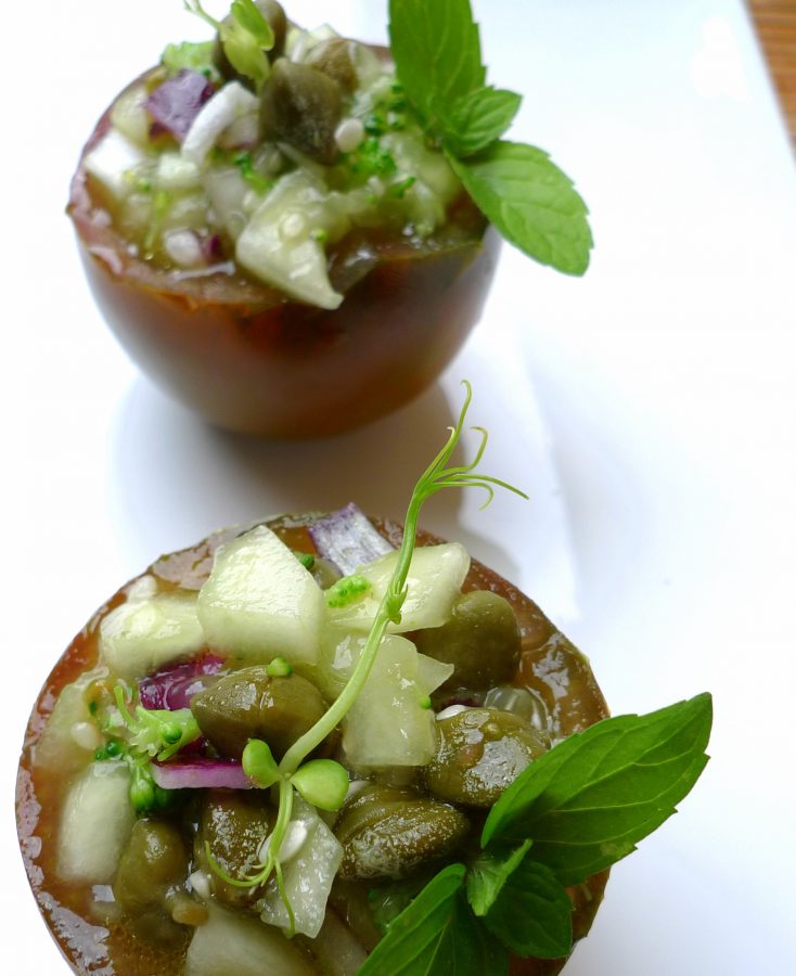 Gazpacho de pepino y kumato 6