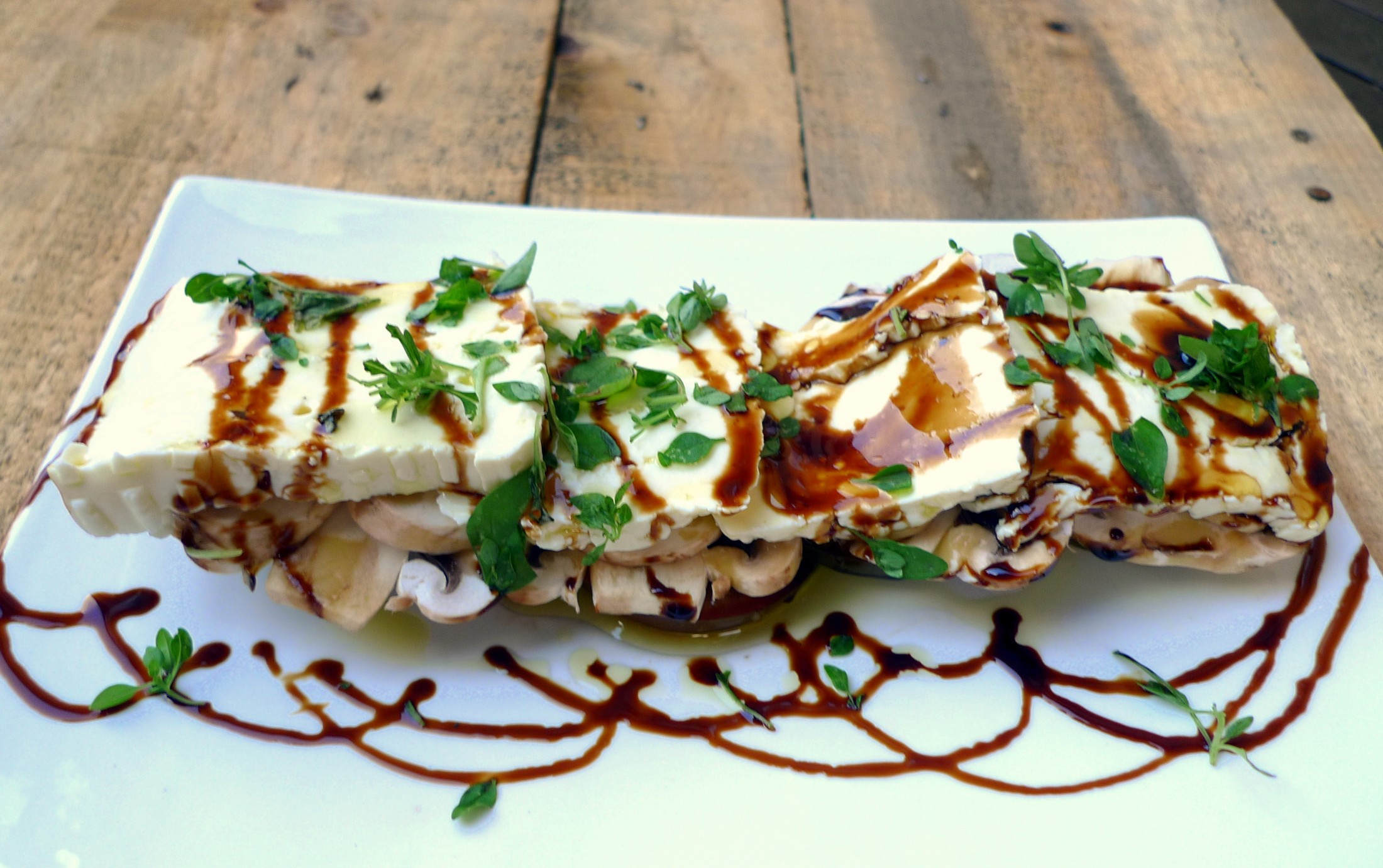 Ensalada de queso fresco