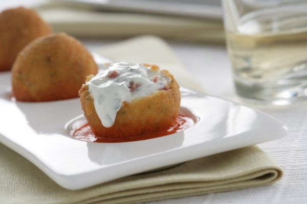 Croquetas de jamón al queso Philadelphia con Finas Hierbas