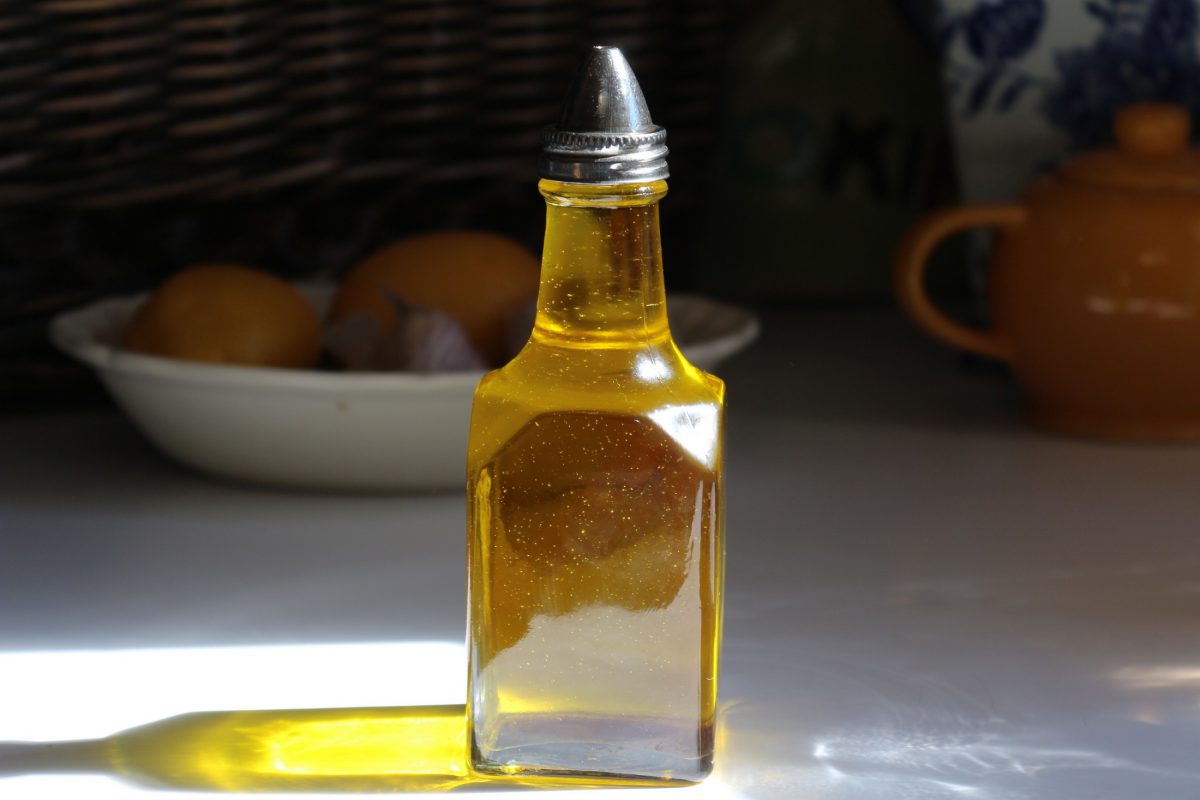 Aceite de oliva en la cocina