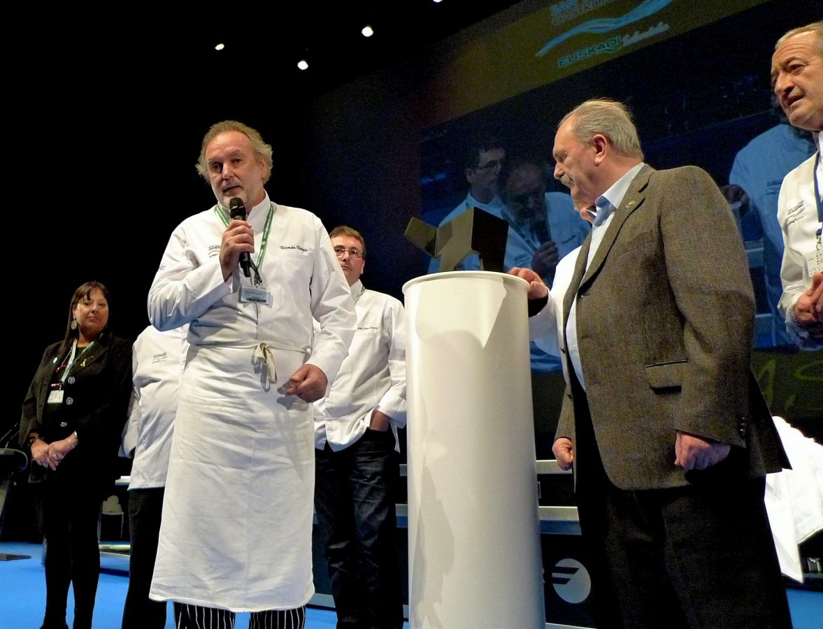 Luis Irizar en San Sebastian Gastronomika 1