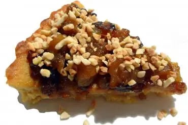 Tarta de manzana asada