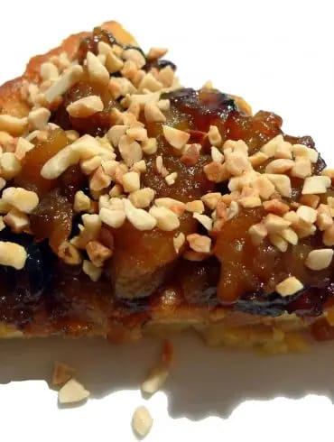 Tarta de manzana asada