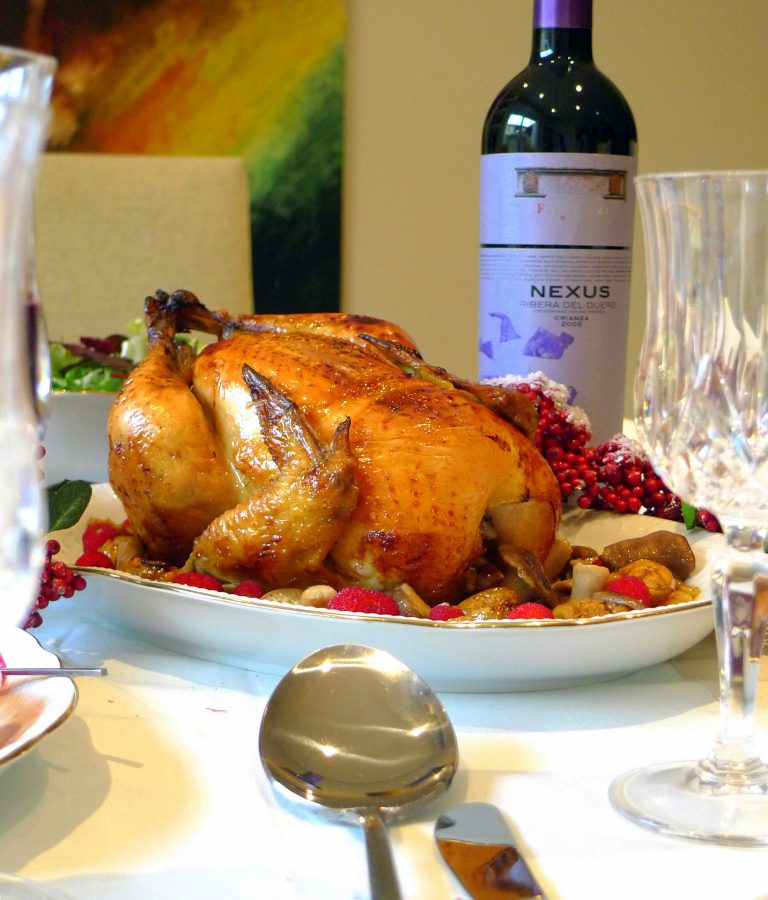 Pollo relleno para Navidad 4