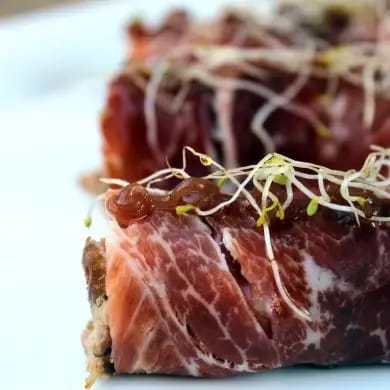 Rollitos de jamón para la Cena de Nochevieja