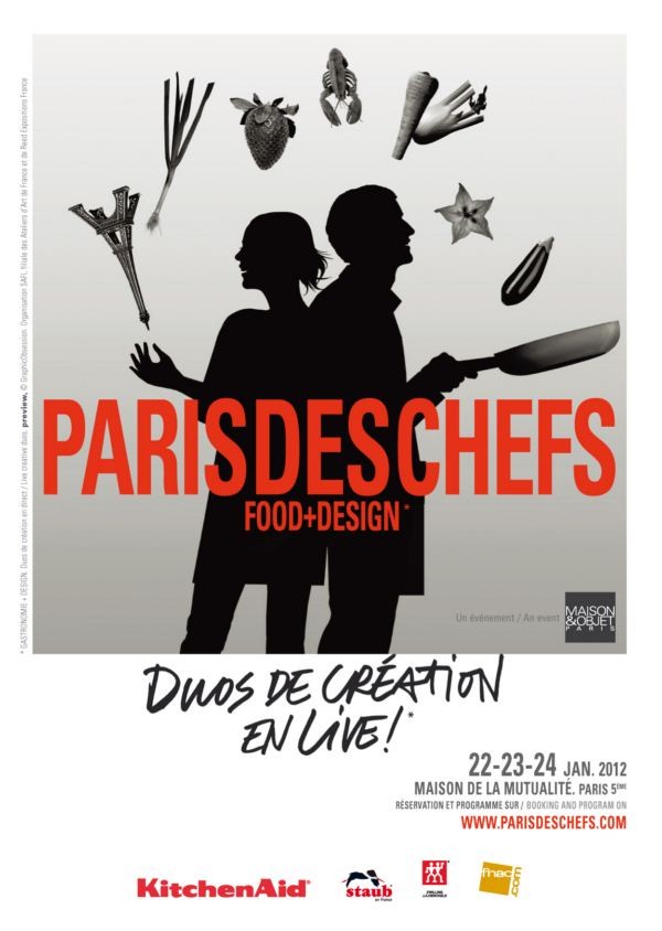 Cartel París des chefs 2012