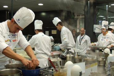 Participantes de la Sexta Semifinal del Concurso Cocinero del Año