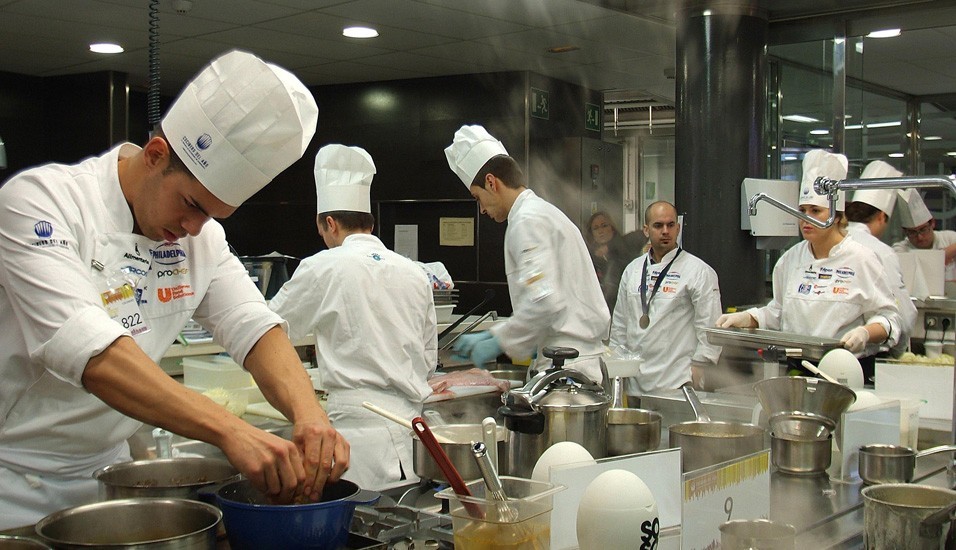 Participantes de la Sexta Semifinal del Concurso Cocinero del Año