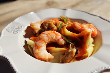 parpadelle con gambones y mejillones 3