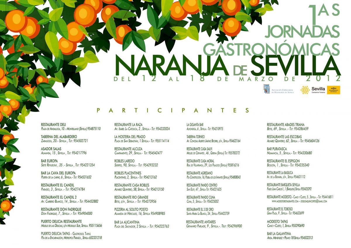 I Jornadas Gastronómicas de la Naranja de Sevilla