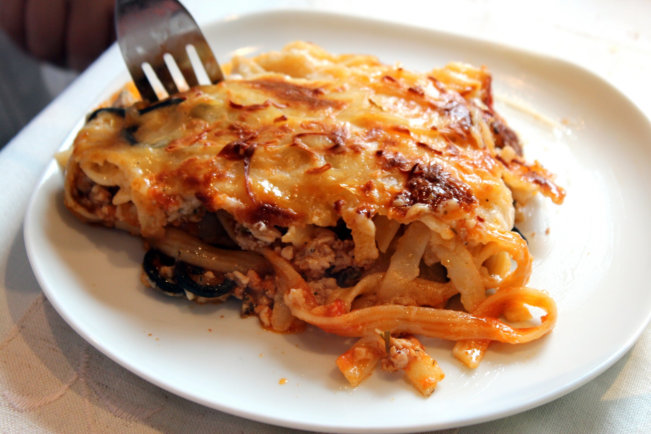 Pastel de espaguetis y carne 3