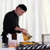 Thierry Le Baut preparando Ceviche de Pepitas del Océano