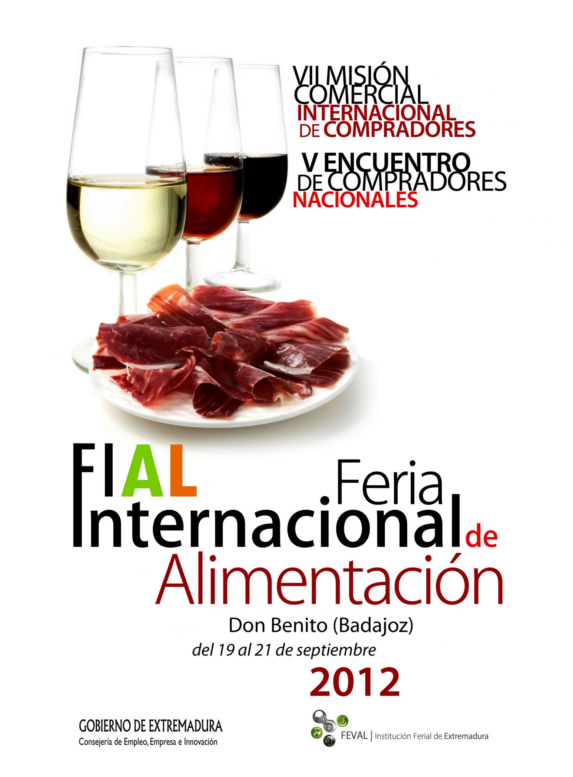 Cartel Fial Feria Internacional de Alimentación 2012