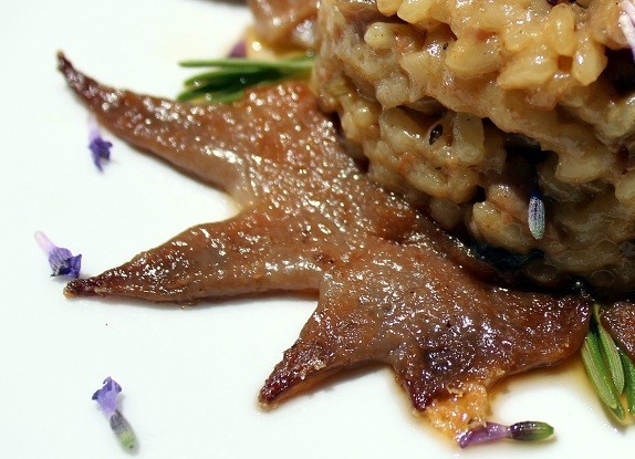 Risotto de crestas de gallo con foie-3