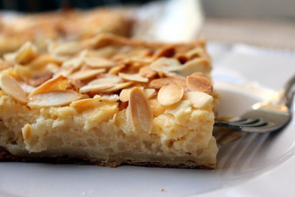 Tarta de arroz con leche y limón