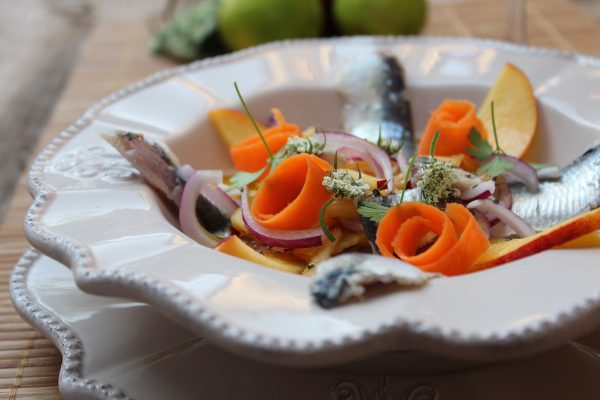 Cebiche de Sardinas con Leche de Tigre