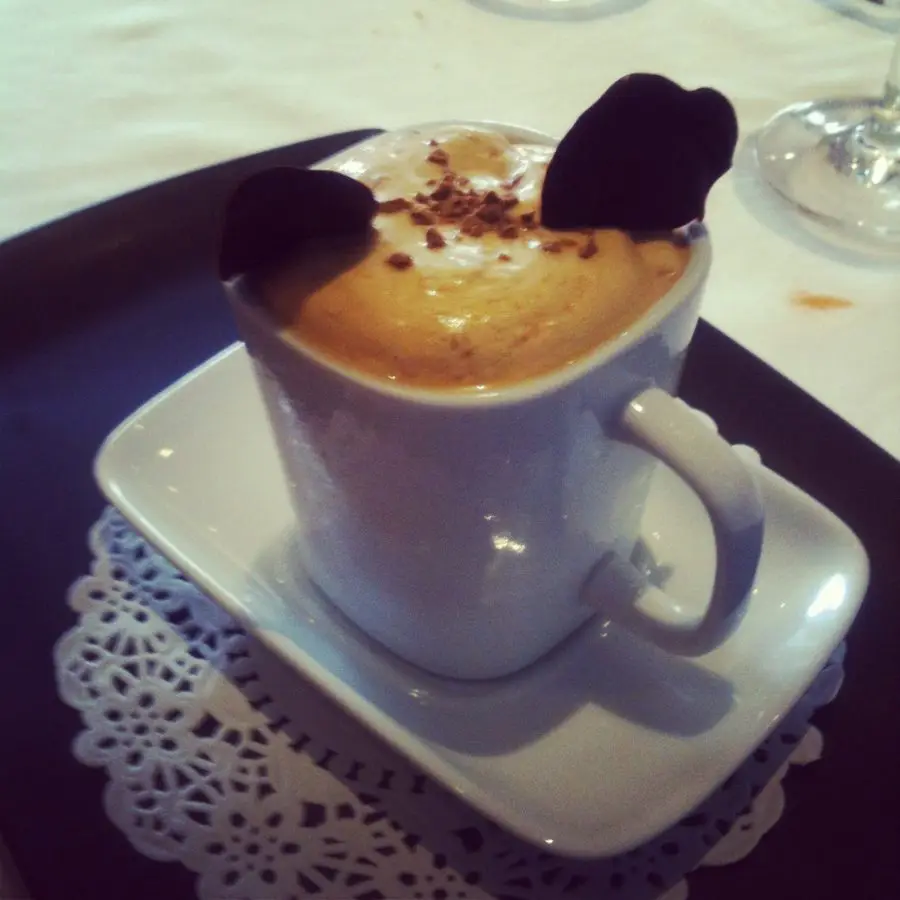 Espumoso de caramelo - Restaurante El Campero