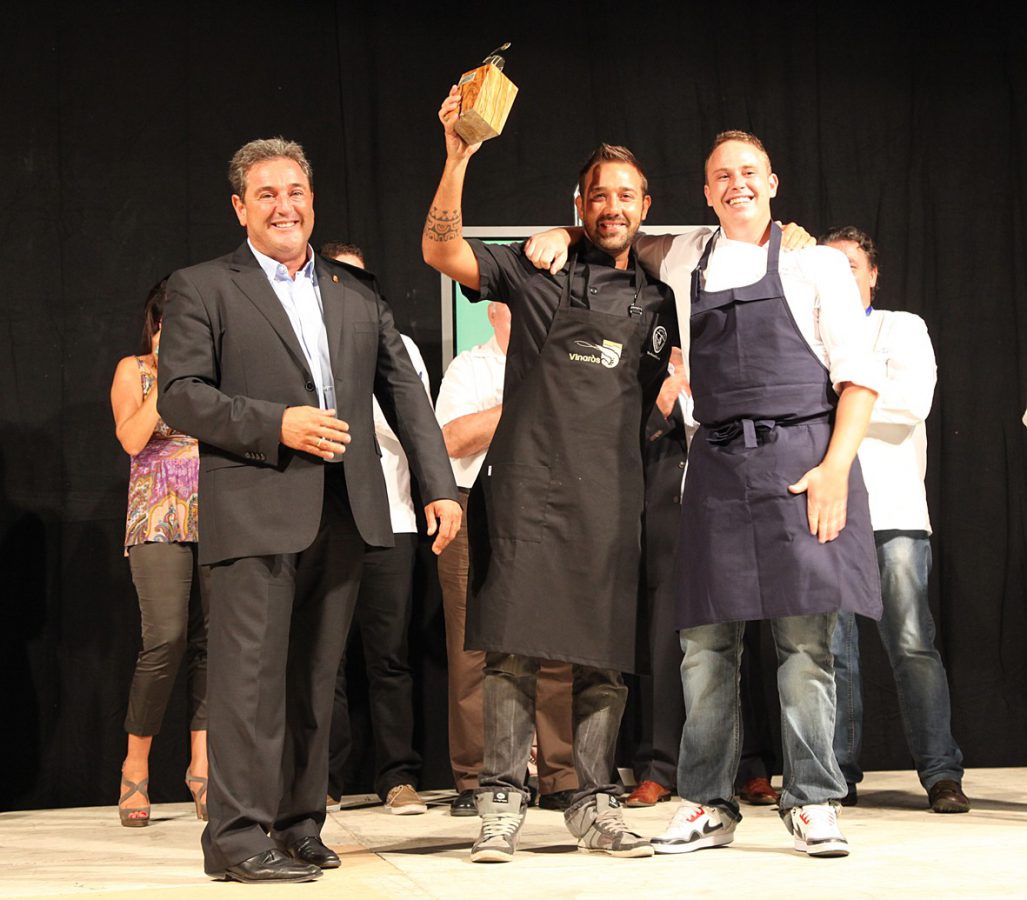 Ignacio Hernández Chef ganador Concurso Nacional Langostino Vinaròs 2012