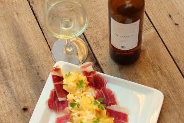 Revuelto de patatas con jamón