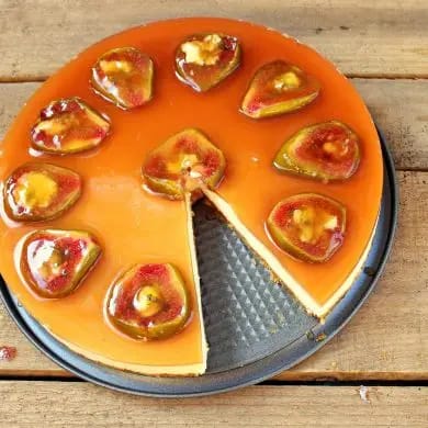 tarta de queso y brevas-7
