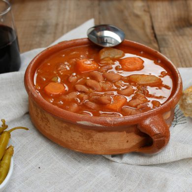 Alubias con verduras 1