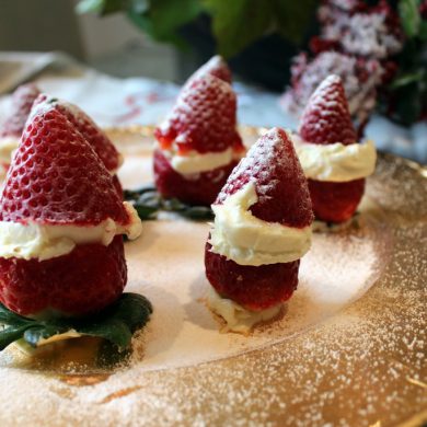 Fresas con mascarpone