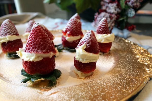 Fresas rellenas de Mascarpone