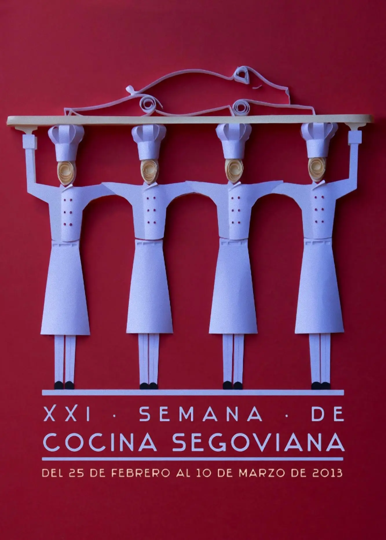 cartel semana cocina segoviana 2013 XXI Semana de Cocina Segoviana Cartel