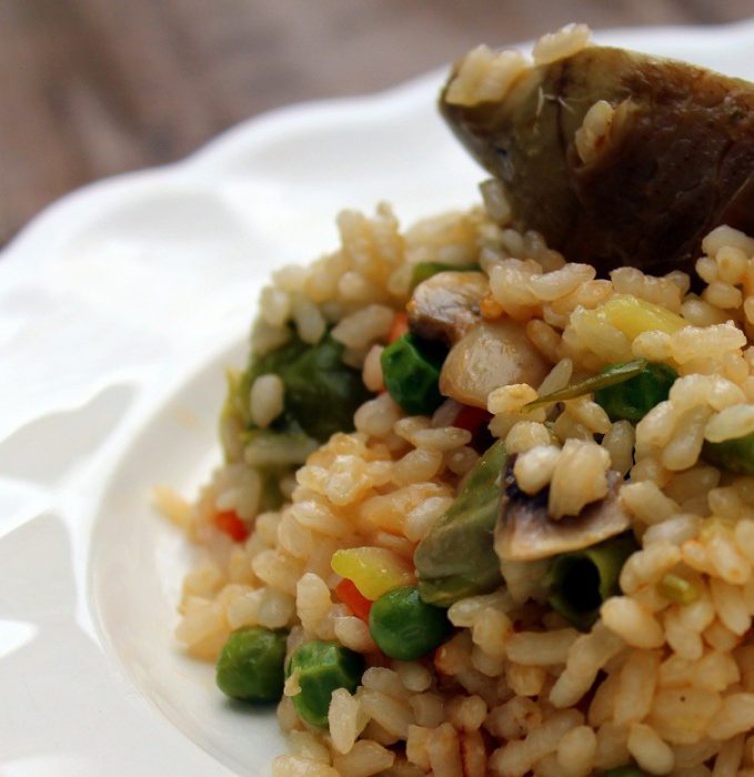 Arroz con verduras, receta