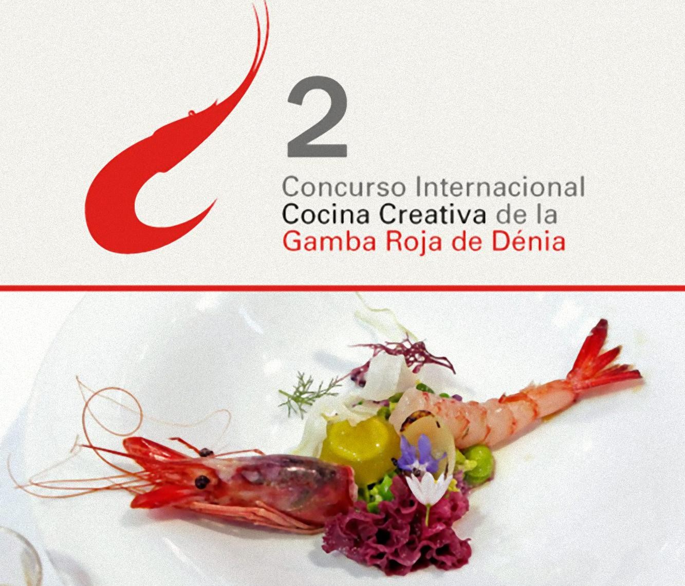 Cartel Concurso Internacional Cocina creativa de la gamba roja de Dénia 2013